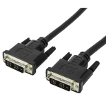 Techly ICOC-DVI-8050 čierna / Kábel DVI-D - DVI-D / Single Link / 5 m / pozlátené konektory (ICOC-DVI-8050)
