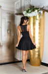 Sexy KouCla minidress with transparent decollete black L