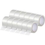 TOOLCRAFT 2xTO-10187127 baliace lepiaca páska priehľadná (d x š) 66 m x 50 mm 12 ks; 2xTO-10187127