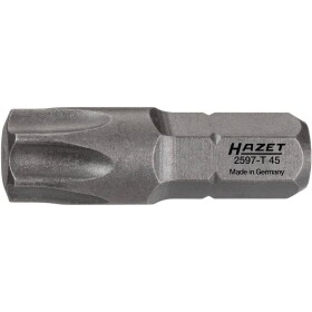 Hazet HAZET, 2597-T45 bit Torx T 45, Speciální ocel , 1 ks; 2597-T45