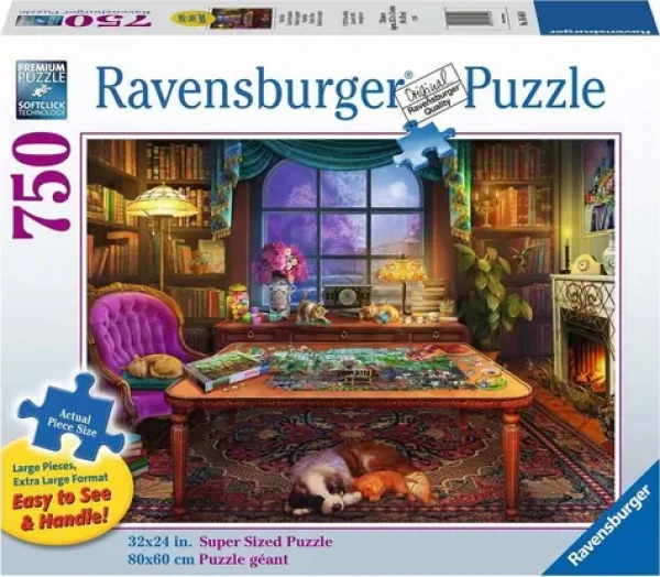 Ravensburger Puzzle Útulné miesta: Na skladanie puzzle XL