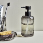 House Doctor Sklenený dávkovač na mydlo Wah Grey