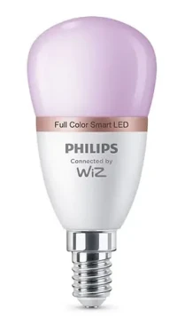 Philips SMART P45 E14 4.9W biela / múdra LED žiarovka / RGBW / 470 lm / 2200 - 6500 k / stmievateľná (929003499721)