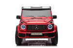 Mamido Mamido Elektrické autíčko Mercedes G63 AMG 2x24V 4x200W XXL lakované červené