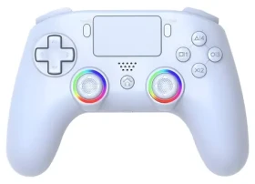 Superdrive Wireless LED Controller biela / Herný ovládač / PS5 / PC / LED podsvietenie (SA5716-2)