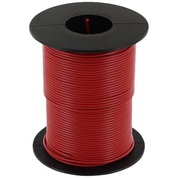 Econ connect KL025RT50 opletenie / lanko, 1 x 0.25 mm², červená, 50 m; KL025RT50