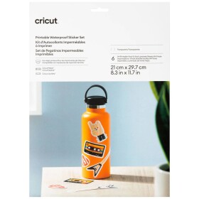 Cricut Sticker Set Waterproof A4 Súprava fólií Šírka rezu 29.7 cm priehľadná; 2010352