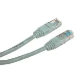 UTP patchcord Cat.6 0,5 m šedý economy / Patch kábel / RJ45-RJ45 / netienený
