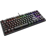 Marvo KG901 (CZ) čierna / mechanická klávesnica / USB / RGB / CZamp;SK layout / Jixian Blue / 87 kláves / 1.6m (KG901 CZ/SK)