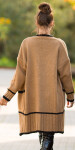 Trendy knit Cardigan with pockets green Einheitsgroesse