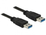 DeLock Kábel USB 3.0 A (M) - USB 3.0 A (M) 2.0m čierna (85062)