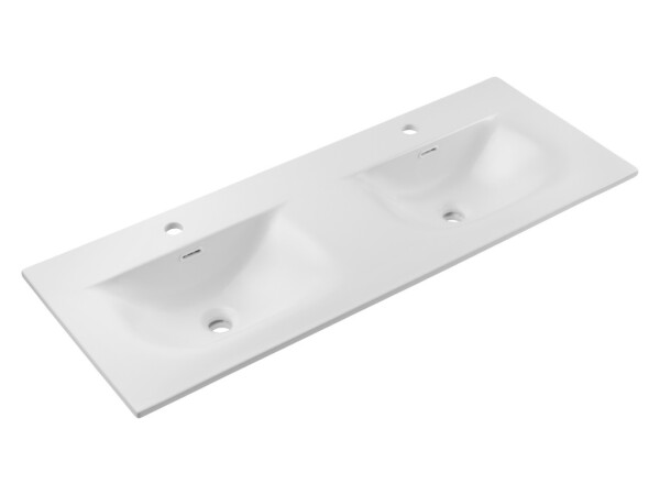 COMAD - Nábytkové umývadlo SKY, MATT WHITE 120cm 5907611662939