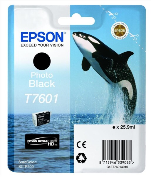 Epson Toner T7601 Ultrachróme HD (photo black)