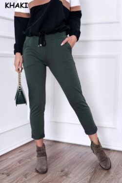 Dámske nohavice LENA DARK OLIVE XL