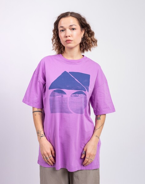 Patagonia W's Oversized Driftways Organic T-Shirt Brisk Purple XS