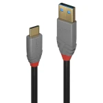 Lindy Anthra Line USB-A - USB-C 2m čierna / Kábel / USB 3.2 Gen 2 / 5 A / 10 Gbit/s (36913)