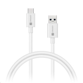 CONNECT IT Wirez USB C (Type C) - USB 2m biela / tok prúdu až 3A (CI-1179)