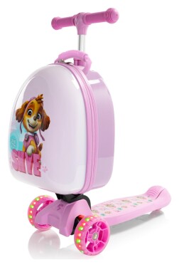 Detský kufrík na kolieskach Heys Turbo Tots Scooter Paw Patrol Pink