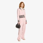 Mikina adidas Vintage Tt High Knitted Ribs Top Sandy Pink L
