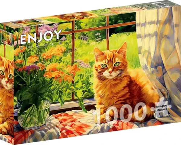ENJOY Puzzle Mačička z vidieckej kuchyne