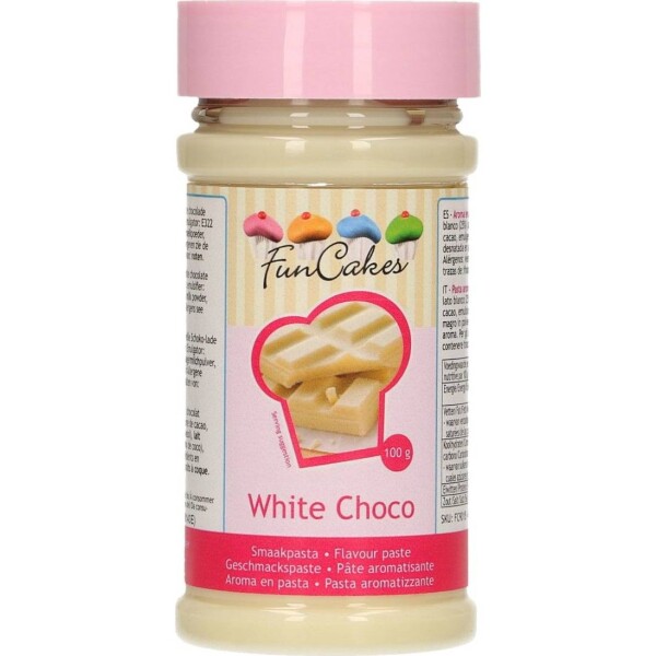 Ochucovacia pasta biela čokoláda 120 g - FunCakes - FunCakes