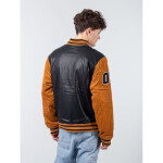 Fubu Bomber Jacket Varsity Block Corduroy Jacket 6075110 Pánske