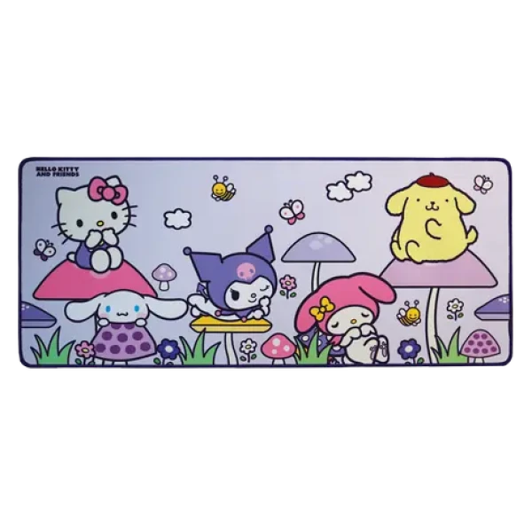 Bluesky Hello Kitty a priatelia Jumbo Mushroom / Herná podložka / mäkký materiál / pre deti (HK710943EPM)