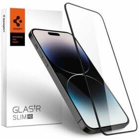 Spigen tR Slim HD ochranné sklo pre Apple iPhone 14 Pro čierna (AGL05221)