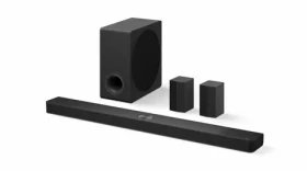LG S90TR čierna / Soundbar 7.1.3 / výkon 670W / subwoofer so zadnými reproduktormi / Bluetooth / USB / HDMI (S95TR.DEUSLLK)