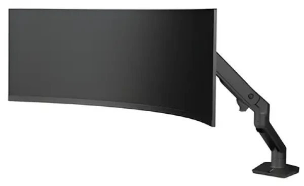 Ergotron HX Desk Monitor Arm VHD Pivot čierna / Stolné rameno pre monitor / Zakrivenie 1000R / Nosnosť 17 kg (45-693-224)