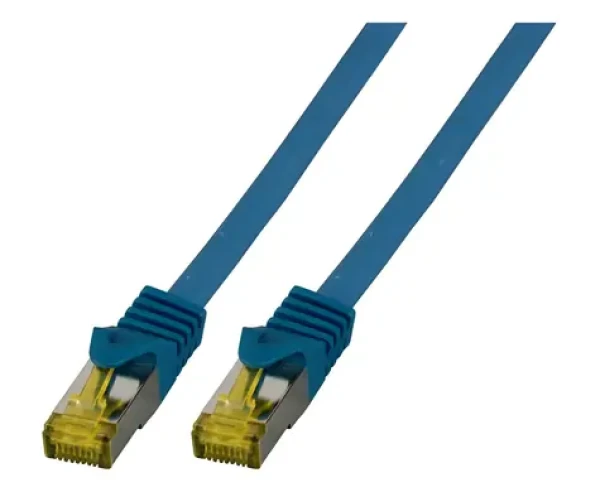 EFB Cat.6A S/FTP modrá / Patch kábel / 25 m / RJ45-RJ45 / LSZH (MK7001.25BL)