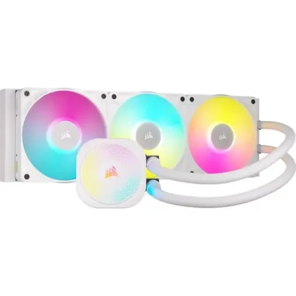 Corsair iCUE LINK Titan RGB biela / 3x 120mm / 36dB / 300-2100 RPM / 73.5CFM / Intel + AMD (CW-9061021-WW)