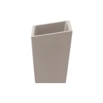 Spirella YOSHI kelímok na zubné kefky matne šedo-hnedý / polyresin (7610583198198)