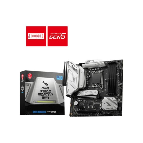 MSI MSI MAG B760M MORTAR WIFI, motherboard - 1700