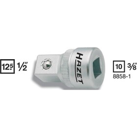 Hazet HAZET 8858-1 adaptér zástrčného kľúča 3/8 palca Pohon (skrutkovač) 3/8 (10 mm) 36 mm 1 ks; 8858-1