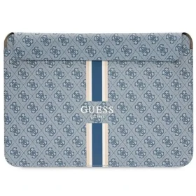 Guess PU 4G Printed Stripes obal na notebook 16" modrá / Obal na notebook / Do 16" / Polyuretán (GUCS16P4RPSB)
