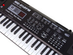 Mamido Detský keyboard s mikrofónom a rádiom MQ-012FM čierny