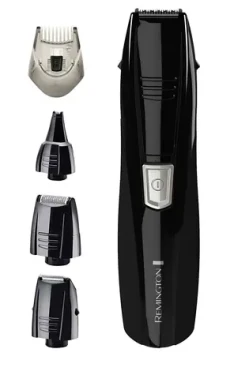 Remington PG180 Pilot čierna / zastrihávač fúzov / 3 nástavce / dĺžka 0.5 - 5 mm / Napájanie 2x batéria AA (PG180-R)