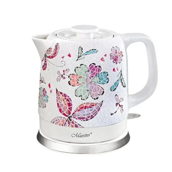 Maestro MR-068 červená / Rýchlovarná kanvica / 1500W / 1,5 L / keramická (MR-068 czerwony)