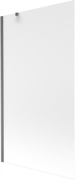 MEXEN/S - Next vaňová zástena FIX 100 x 150, dekor, grafit kartáčovaná 895-100-000-00-30-66