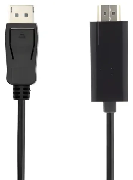 Nedis DisplayPort kábel na HDMI čierny / Kábel DisplayPort na HDMI / 4K 30Hz / Poniklované konektory / 2 m (CCGL37101BK20)