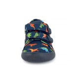 Chlapčenské barefoot tenisky KORO DINO Protetika modré - 32