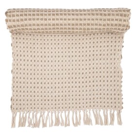 GREEN GATE Bavlnený behúň na stôl Woven Sand 45 × 150 cm