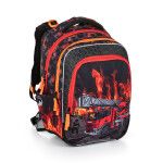 Školský batoh Bagmaster Beta 23 B Black/Red