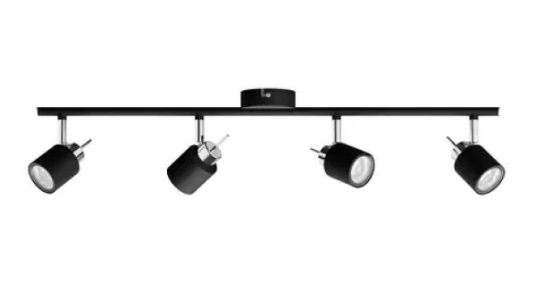 Philips Meranti čierna / Bodové svietidlo / 4X GU10 / 35W / bez zdroja / IP20 (SKL000407637)