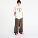 Tričko A BATHING APE Chain Stitch College Relaxed Fit Tee UNISEX Ivory M