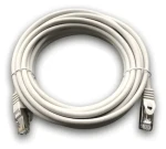 DATACOM Patch kabel S/FTP CAT6A 5m šedý / Patch kabel / CAT6A / RJ45 / LSZH (1694)