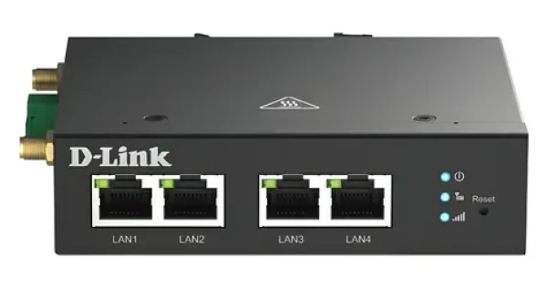 D-Link 4G Multi-Connect Modem 4X čierna / Modem / 4G LTE / 4X RJ-45 / Firewall (DWM-314-T)