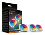 COUGAR Apolar 120 ARGB biela, 3 ks / Ventilátor / 120 mm / 75,4 CFM / PWM / ARGB (CF-APR12HW3-RGB)
