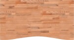 VidaXL vidaXL Brokov do biurka, 110x(55-60)x1,5 cm, lite drevo bukowe